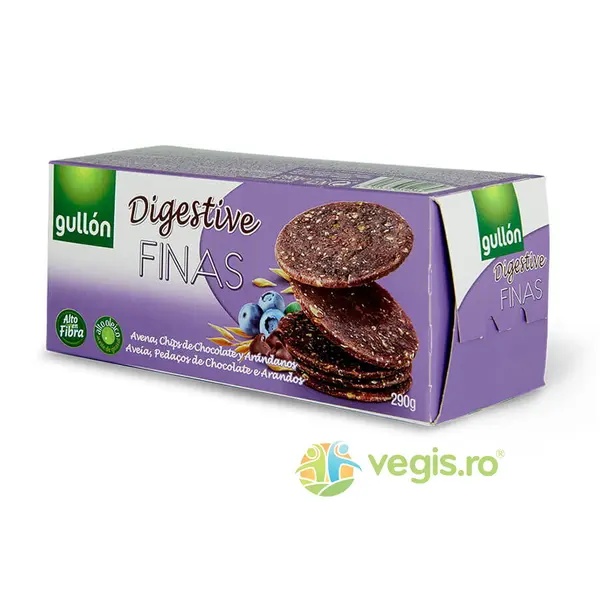 Biscuiti Digestivi cu Bucati de Ciocolata si Afine 270g