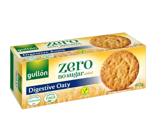 Biscuiti digestivi fara zahar adaugat Avena, 410g, Gullon