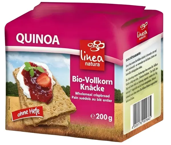 Biscuiți integrali cu quinoa, 200 g, Linea Natura
