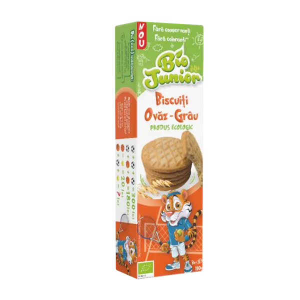 Biscuiti ovaz-grau Bio, 110g, Bio Junior