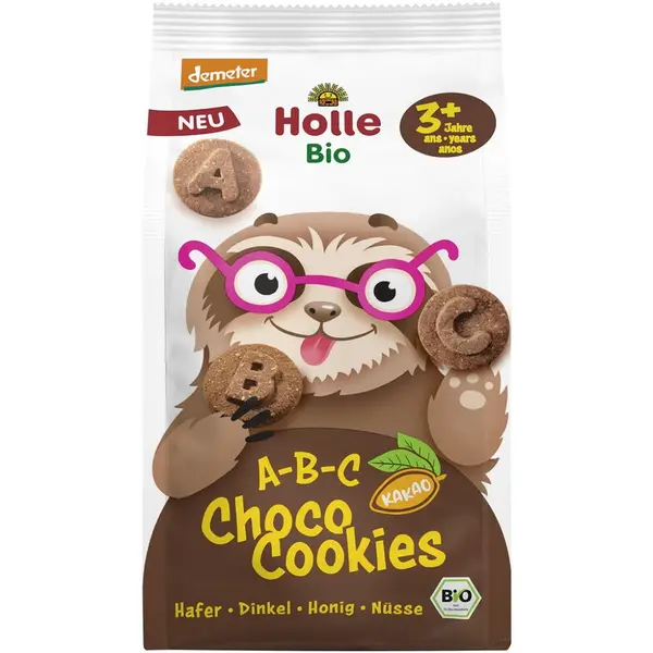 Biscuiti pentru Copii +3 Ani Alfabet cu Cacao si Alune de Padure Ecologici/Bio 125g