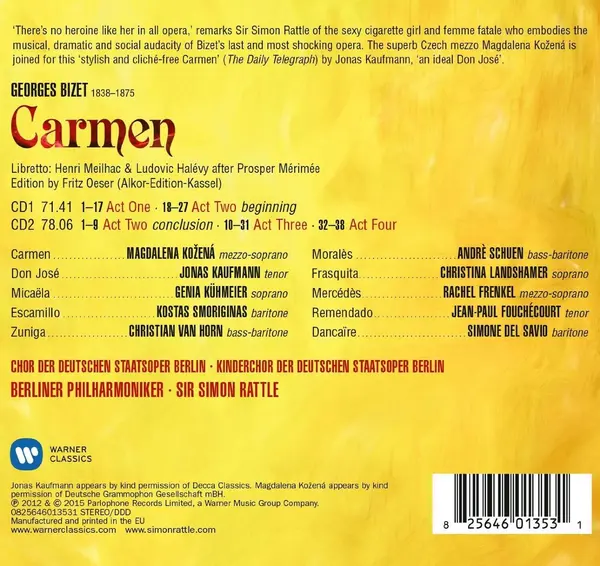Bizet: Carmen | Georges Bizet, Simon Rattle, Berliner Philharmoniker