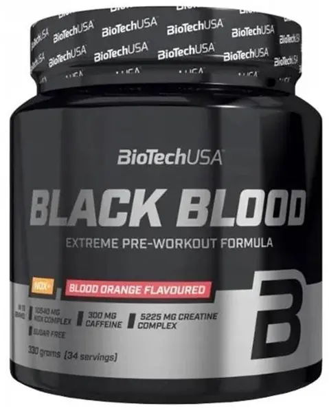 Black Blood NOX+, portocală, 330 g, BioTech USA