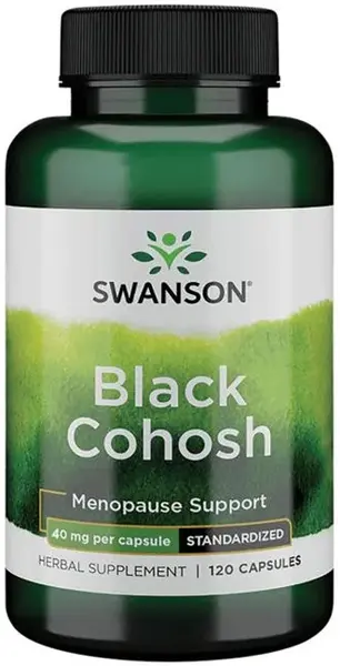 Black Cohosh, 40 mg, 120 capsule, Swanson