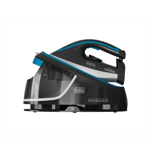 Black & Decker Fier de Călcat cu Aburi Black & Decker ES9180260B, 2400W cu Talpă Ceramică și Debit Continu de Abur 120g/min