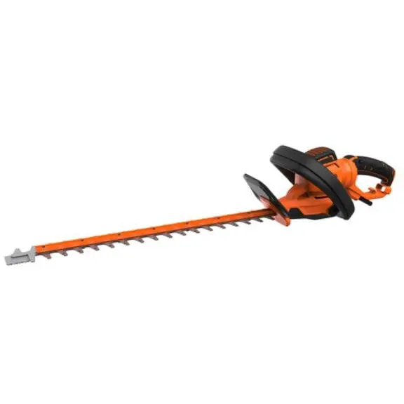 Black & Decker Foarfeca electrica, Black & Decker, 650 W, Lungime lama de 60 cm, capacitate de taiere a ramurilor de 25mm, Portocaliu-Negru