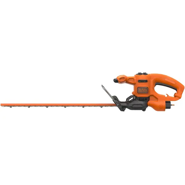Black & Decker Foarfeca electrica pentru tuns gard viu Black & Decker BEHT251, lungime lama 50 cm, putere 450W, alimentare 230V, grosime crengi pana la 18 mm, Portocaliu-Negru