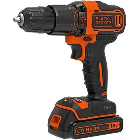 Black & Decker Masina de gaurit si insurubat cu acumulator Black&Decker BDCHD18K-QW, cutie, 18 V, 1.5 Ah