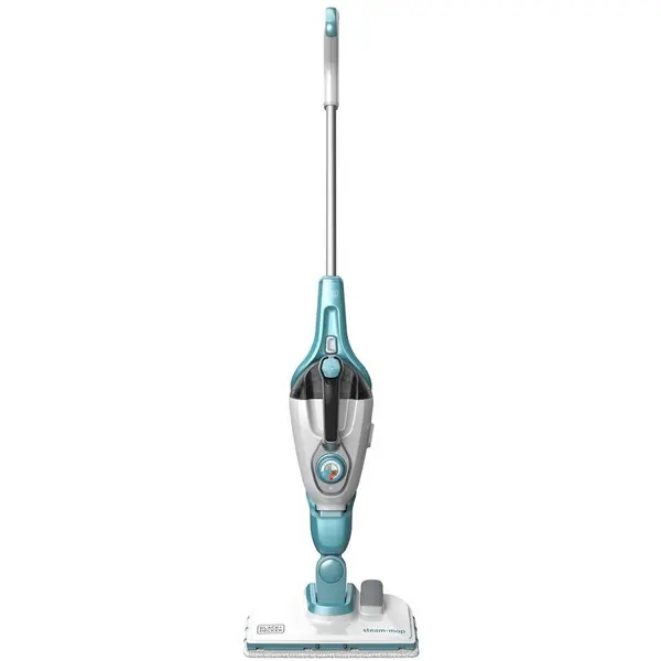 Black & Decker Mop cu aburi Black & Decker FSMH1321, 0.5 L, 1300 W, Alb-Albastru