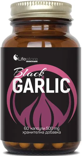 Black garlic, 500 mg, 60 capsule, Lifestore