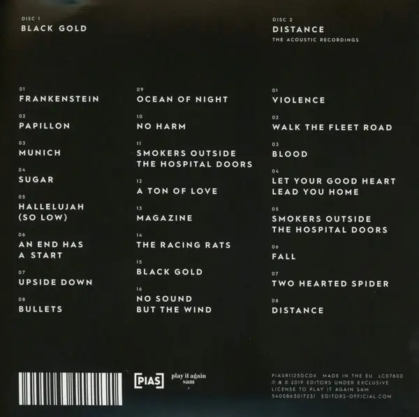Black Gold - Deluxe edition | Editors