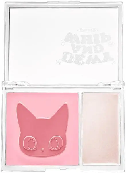 Black Rouge Fard de obraz și iluminator 2 în 1 Dewy Whip Cheek and Beam, DW01 Strawberry, 11.5 g