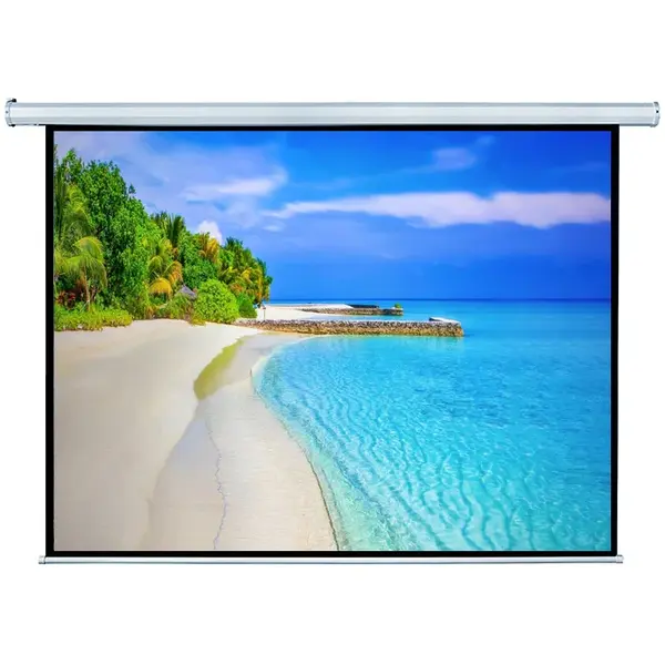 Blackmount Ecran proiectie electric, perete/tavan, 200 x 150 cm, Blackmount, cu telecomanda, Format 4:3