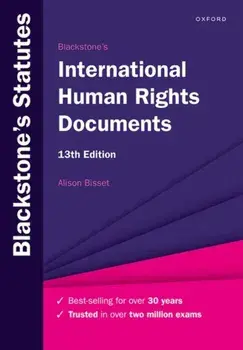 Blackstone's International Human Rights Documents. 13 Revised edition, Paperback/***