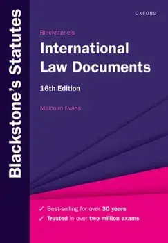 Blackstone's International Law Documents. 16 Revised edition, Paperback/***