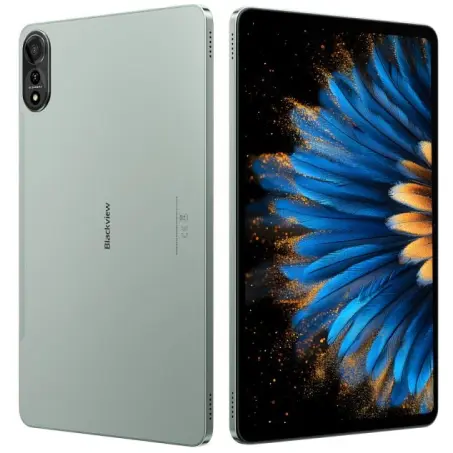 Blackview Tableta Blackview MEGA 2 WiFi, Ecran FHD+ 90Hz 12, 12GB RAM, 256GB Flash, Android 15, Procesor Octa-Core Allwinner A733, 16MP+8MP, 9000mAh, Face Unlock, Verde