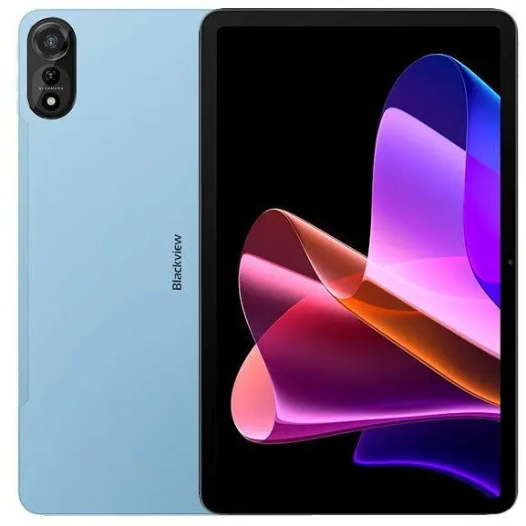 Blackview Tableta Blackview MEGA2, Ecran FHD+ 60Hz 12, 12GB RAM, 256GB Flash, Android 15, Unisoc T615, 16MP+8MP, 9000mAh, 18W, Stylus, Face Unlock, 4G, Dual SIM + Husa, Mouse, Tastatura, Albastru