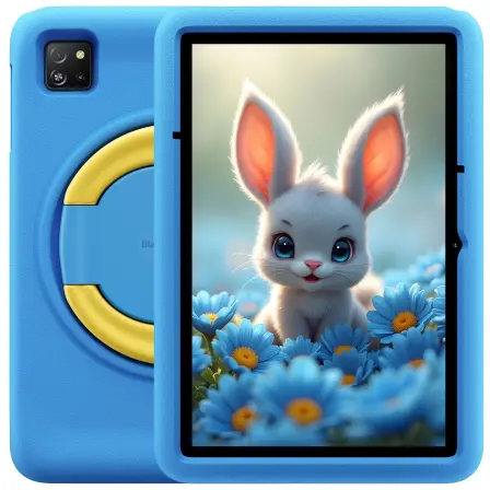 Blackview Tableta Blackview Tab 60 Pro Kids LTE, Procesor Octa-core T606 1.6GHz, Ecran IPS LCD HD+ 10.1, 4GB RAM, 128GB Flash, Camera 8MP, Wi-Fi, Bluetooth, 4G, Dual SIM, Android, Albastru