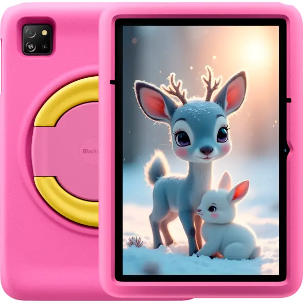 Blackview Tableta Blackview Tab 60 Pro Kids LTE, Procesor Octa-core T606 1.6GHz, Ecran IPS LCD HD+ 10.1, 4GB RAM, 128GB Flash, Camera 8MP, Wi-Fi, Bluetooth, 4G, Dual SIM, Android, Roz