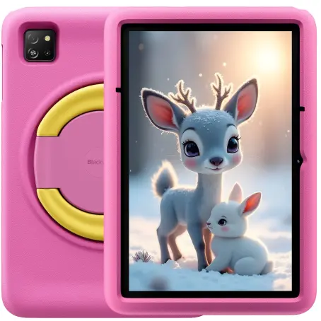 Blackview Tableta Blackview Tab 60 Pro Kids, Unisoc T606 Octa Core, 10.1 inch, RAM 4GB, 128GB, Wi-Fi, BT, 4G LTE, Android 15, Rose Pink