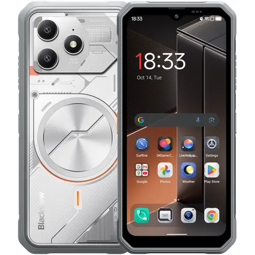Blackview Telefon mobil Blackview FORT 100, Dual SIM, 6.56 inch, 128GB, 8GB RAM, 4G, Alb