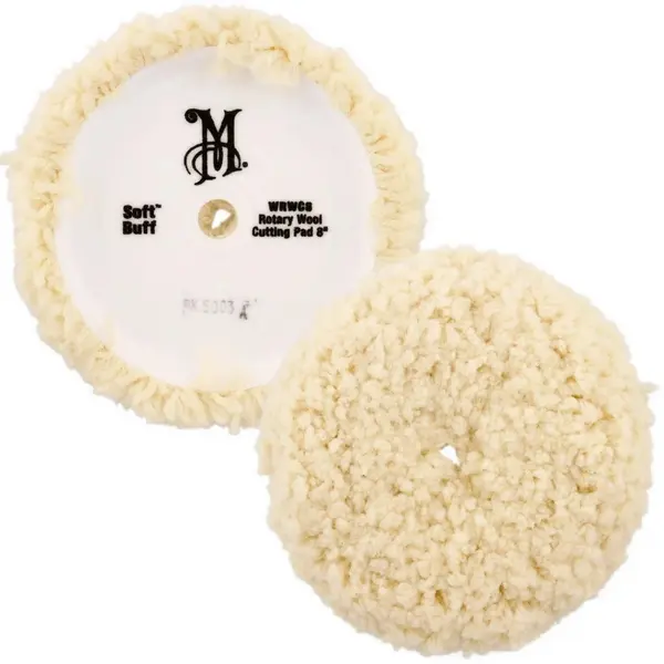 Blana Polish Abraziv Meguiar s Soft Buff Rotary Wool Pad 8 WRWC8MG