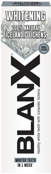 BlanX Pastă de dinți pentru albire cu lichen islandez, 75 ml