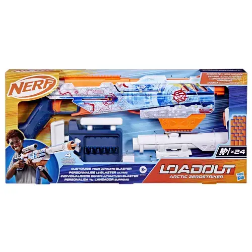 Blaster Nerf Loadout - Arctic Zerostriker, 24 proiectile