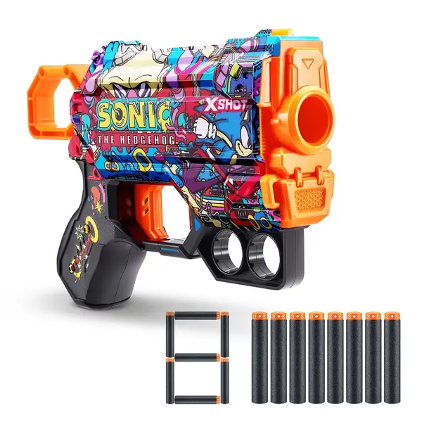 Blaster Zuru X Shot Sonic Menace cu 8 proiectile