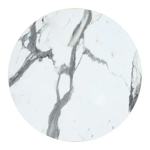 Blat de masa Melody, Marmura Alba, 12mm, 60x60 cm