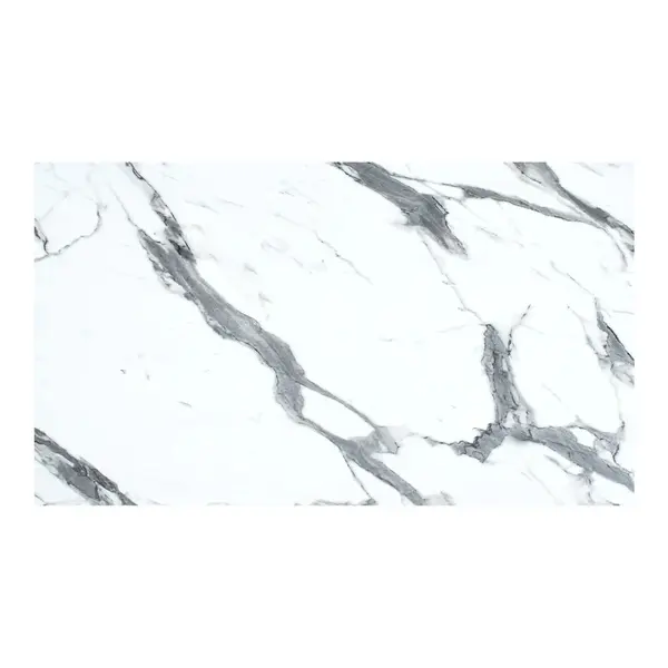 Blat de masa Melody, Marmura Alba, 12mm, 69x120 cm