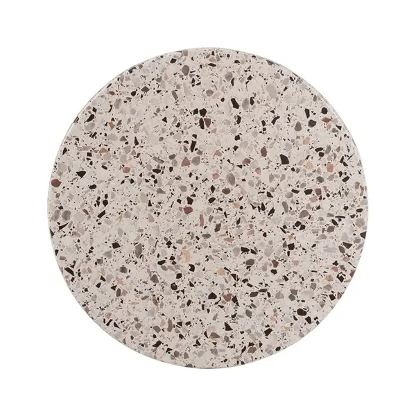 Blat de masa Rotund, Mala, Gri, 60x60x2.5 cm