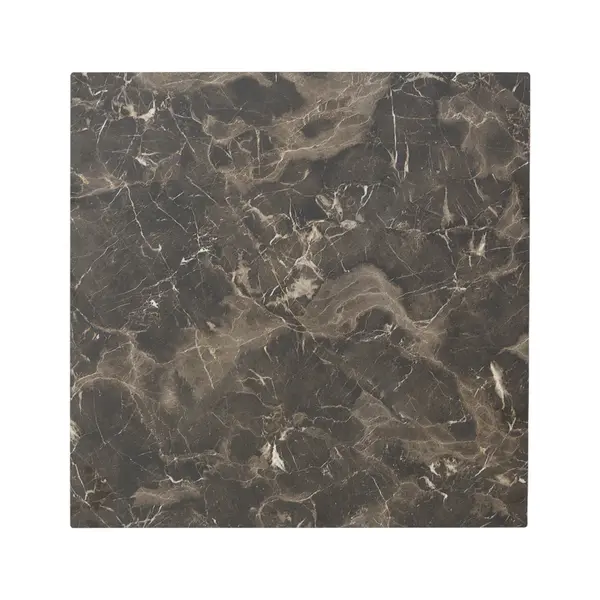 Blat de masa Verhia, Gri inchis, 12 mm, 60x60 cm