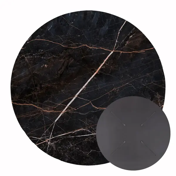 Blat masa HPL RUNAVIK 2 MARBLE Ø60 CM - Default Title