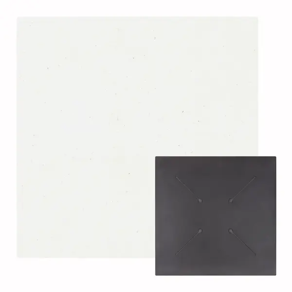 Blat masa HPL VOJENS 1 WHITE 80 CM - Alb