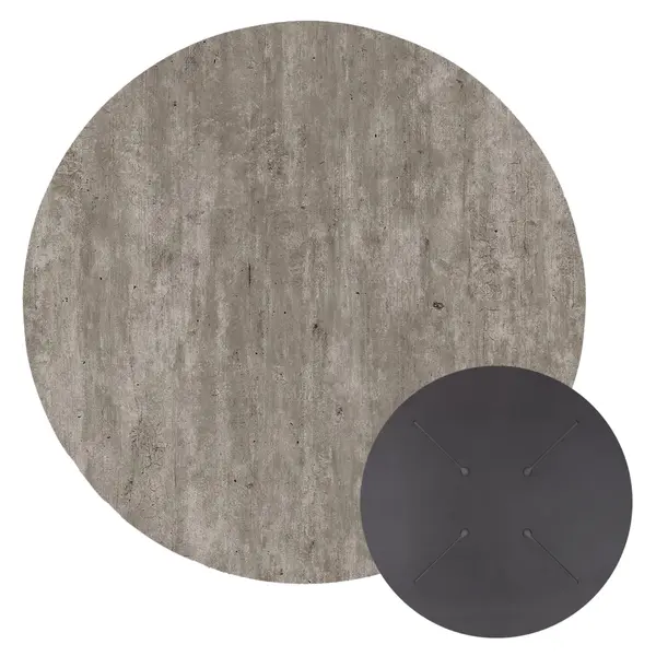 Blat masa HPL VORGAYS 2 CONCRETE Ø70 CM - Default Title