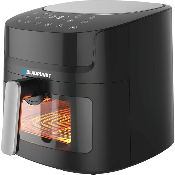 Blaupunkt Friteuza Blaupunkt AFD712, 7.2 L,1800W, Temperatura reglabila 40-200 grade, Multiple functii : prajire, coacere, gratar, reincalzire, Negru