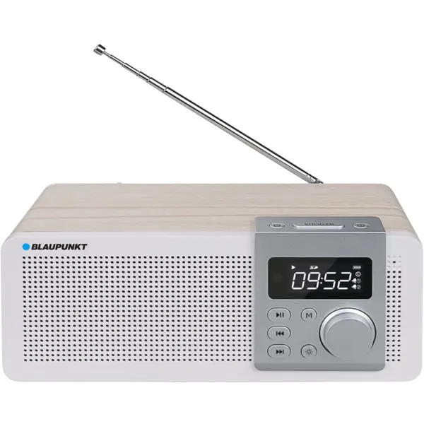 Blaupunkt Radioceas portabil Blaupunkt PP14BT, Bluetooth, SD, USB, AUX, alarma, bej (PP14BT)