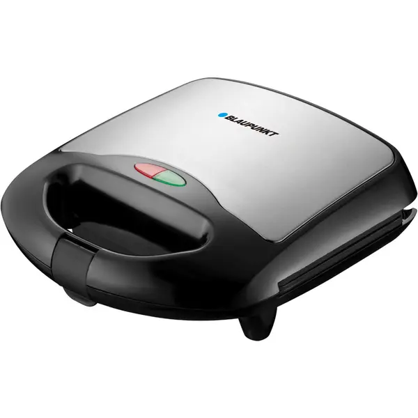 Blaupunkt Sandwich maker Blaupunkt SMS411, 750 W, 4 sandwich-uri triunghi, placi antiaderente, Negru/Argintiu