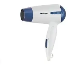 Blaupunkt Uscator de par Blaupunkt cu Putere mare 1200 W, Control al temperaturii , 3 nivele de temperatura, Control flux aer, 2 Trepte de putere aer, Cool Shot,Maner pliabil, Culoare Alb/Albastru