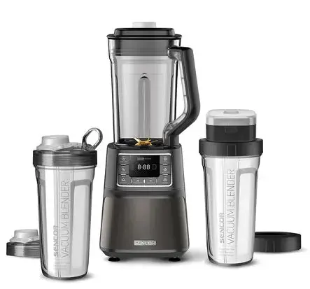Blender cu mixare in vid Sencor S-SBU7878BK, 1500 W, 28000 RPM, 7 Programe (Negru)