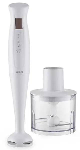 Blender de mână Muhler - MB-402, 400W, 1 viteză, alb