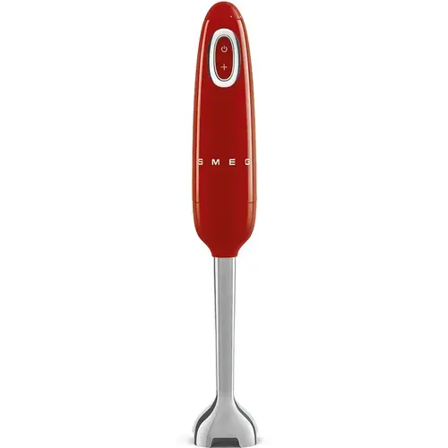 Blender de mana SMEG HBF11RDEU, 700 W, Viteza variabila, Functie Turbo (Rosu)
