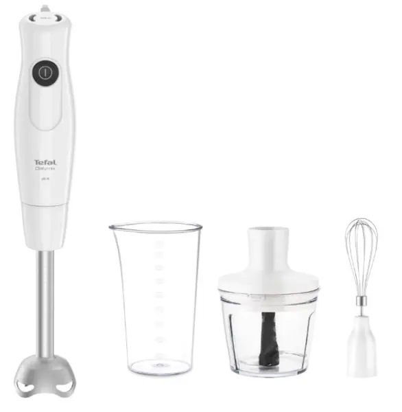Blender de mână Tefal - HB533138 Dailymix, 600W, 1 viteza, alb