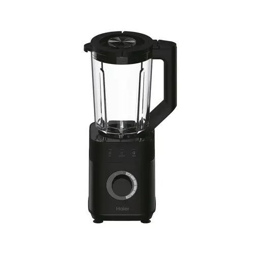 Blender de masa HAIER I-Master Series 5 HBL5B2 011, Cana sticla 2 l, 6 viteze, 1200 W, Max 20.000 RPM, Recipient din Tritan 0.7 l (Negru)