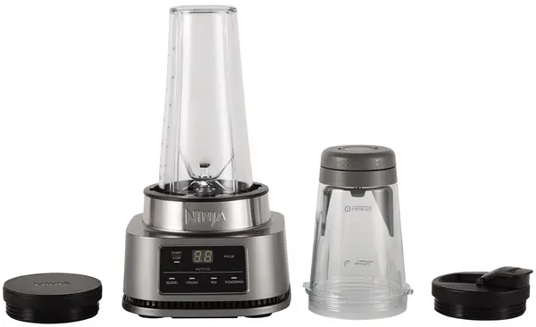 Blender Ninja - CB100EU, 0.4/0.7 l, 1 treaptă , 1100W, argintiu