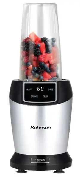 Blender Nutri Rohnson - R-599, 700 ml, 1200W, inox/negru