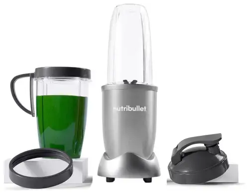 Blender Nutribullet Pro NB907S 0C22300110, 900 W, 1 viteza, cupa inalta 0.9l, cupa inalta 0.7l, 5 accesorii (Argintiu)