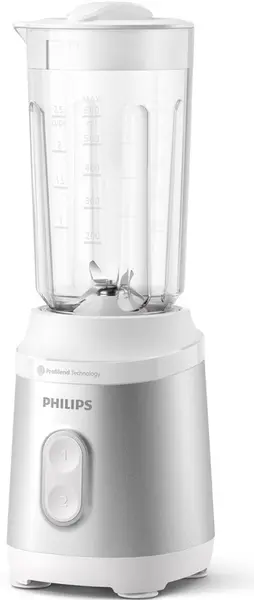 Blender Philips - 3000 HR2511/90, 1 l, 2 trepte, 350 W, alb/argintiu