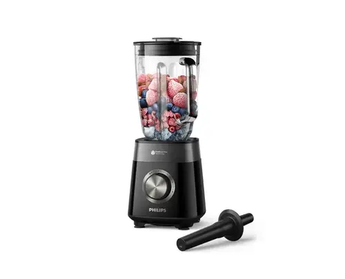 Blender Philips Seria 5000 HR3030/00, 1200 W, 2 l, 3 viteze si Puls (Negru)